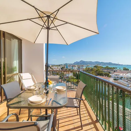 The Shell Ll New At The Beach, With Sea Views And Swimming Pool Lägenhet Alcudia (Mallorca)